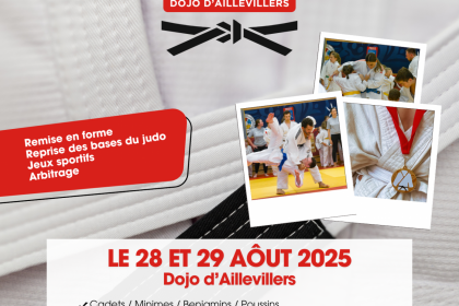Stage de Judo - 28 et 29 août 2025